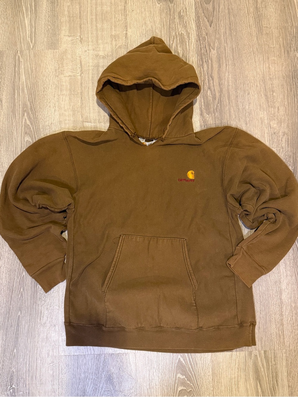Vintage Carhartt Heavyweight Brown Hoodie Estimated Men’s Large
